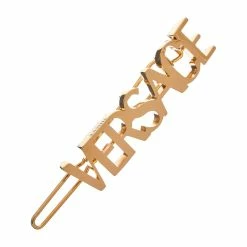 Promo 😀 Versace Logo Right Hair Clip 🔥