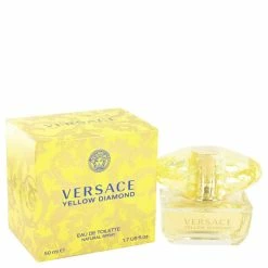 Best Sale 🎁 Versace 502620 Versace Yellow Diamond by Versace Eau De Toilette Spray 1.7 oz 😉