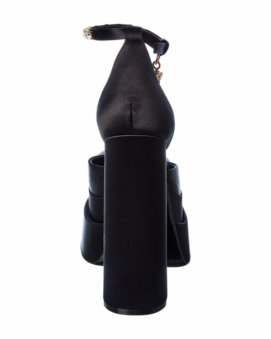 Promo ❤️ Versace Medusa Satin Platform Pump ⌛ 5 Promo ❤️ Versace Medusa Satin Platform Pump ⌛ - Image 3