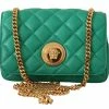 Coupon 🔥 Versace Nappa Leather Medusa Small Crossbody 👩 Women's Bag 🎁