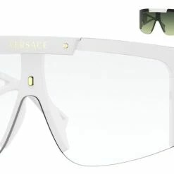 Coupon 😀 Versace VE 4393 401/1W46 Shield 👓 Sunglasses 👏