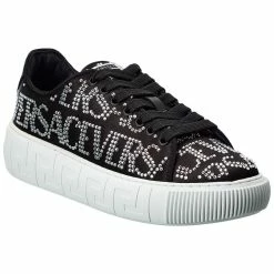 Best Sale ๐ Versace Crystal All Over Greca Silk ๐ Sneaker ๐ฅฐ