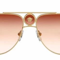 Buy 🌟 Versace VE 2225 10020P60 Aviator 👓 Sunglasses ✔️