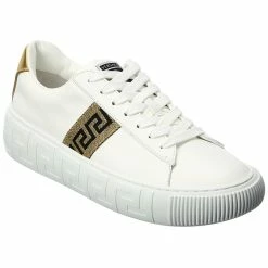 Buy 😀 Versace Greca Leather 👟 Sneaker 🥰