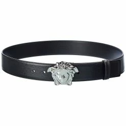 New ⭐ Versace La Medusa Leather Belt 🔥