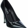 Best deal 🛒 Versace Pin Point Leather Pump ⌛