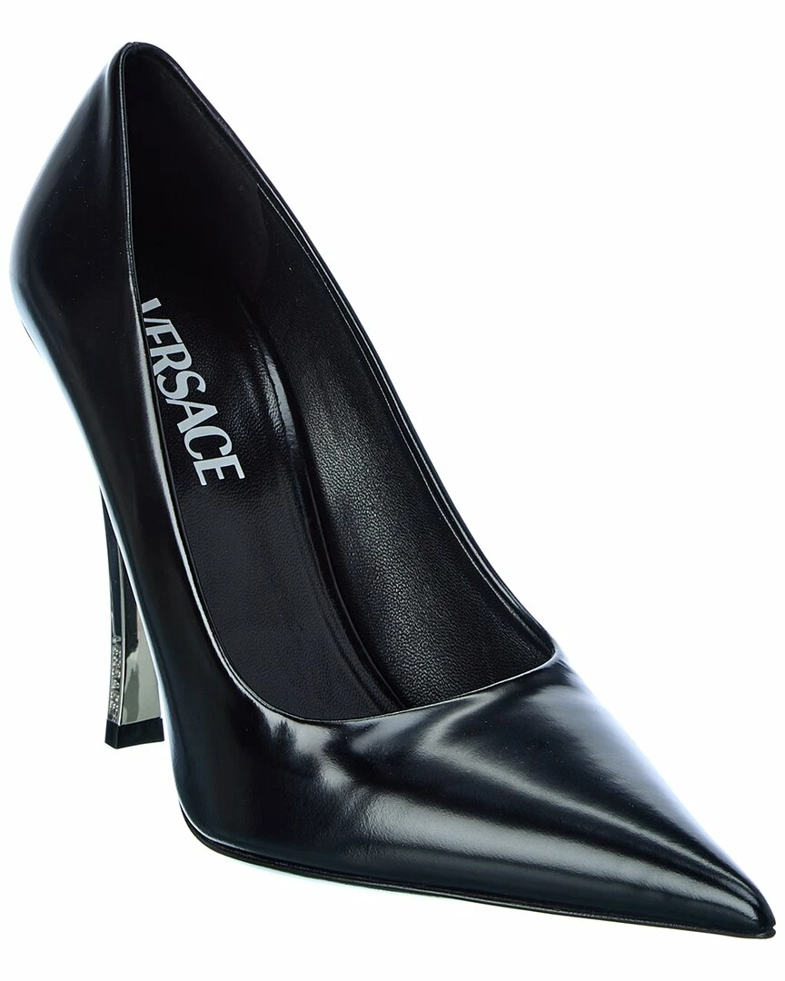 Best deal 🛒 Versace Pin Point Leather Pump ⌛ 3 Best deal 🛒 Versace Pin Point Leather Pump ⌛