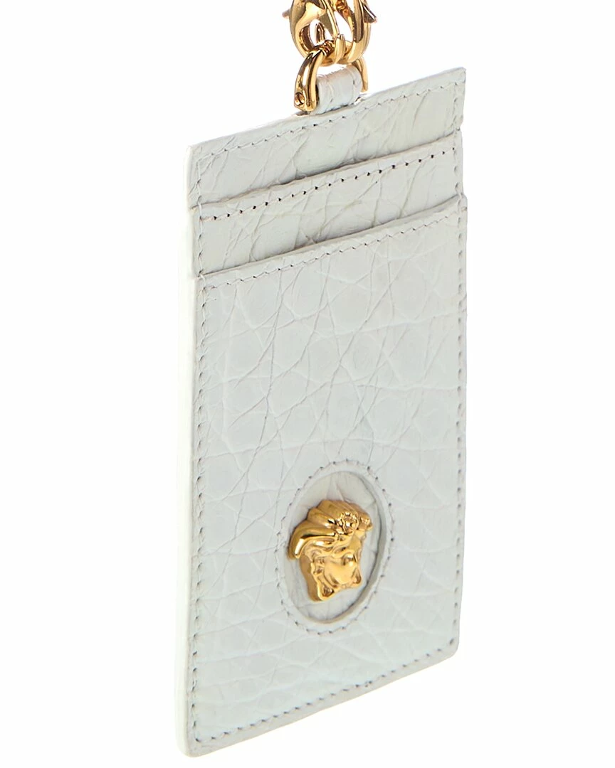 Buy ⌛ Versace La Medusa Croc-Embossed Leather Card Holder On Chain 👍 5 Buy ⌛ Versace La Medusa Croc-Embossed Leather Card Holder On Chain 👍 - Image 3