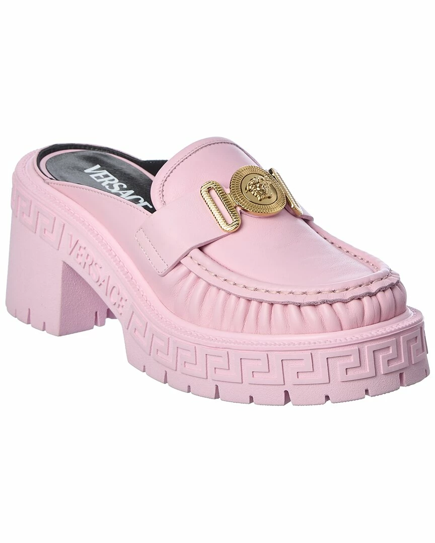 Budget 👏 Versace Medusa Biggie Leather Mule ✨ 3 Budget 👏 Versace Medusa Biggie Leather Mule ✨