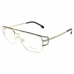 Deals 😀 Versace VE 1257 1436 55mm Unisex Rectangle Eyeglasses 55mm ✔️