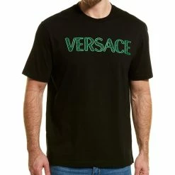 Hot Sale 🔔 Versace Mitchell Fit Embroidered T-Shirt 🛒