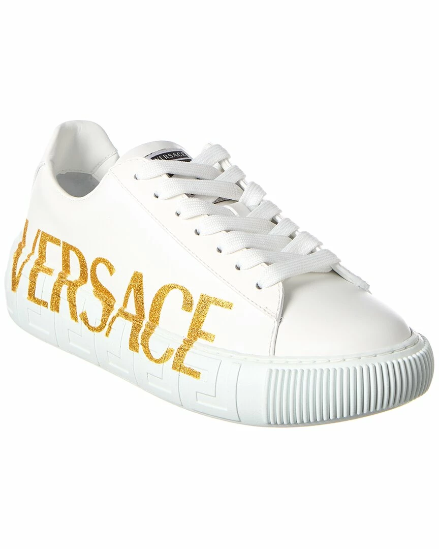 Coupon 🛒 Versace Logo Leather 👟 Sneaker ⌛ 3 Coupon 🛒 Versace Logo Leather 👟 Sneaker ⌛