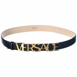 Coupon ๐ Versace Logo Leather Belt ๐