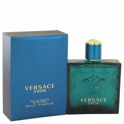 Best Sale 🥰 Versace 498150 Versace Eros by Versace Eau De Toilette Spray 3.4 oz ⭐