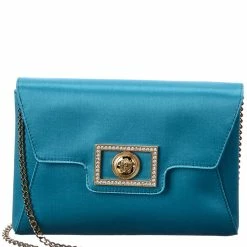 Best Pirce 💯 Versace La Medusa Satin Wallet On Chain 🎁