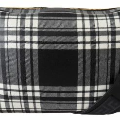 Budget ⌛ Versace Grey Fabric & Leather Crossbody Men's Bag 👏