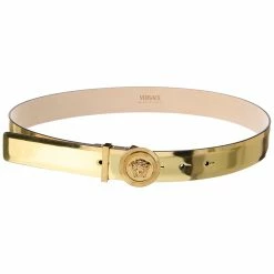 Budget ๐ Versace Medusa Biggie Leather Belt โ๏ธ