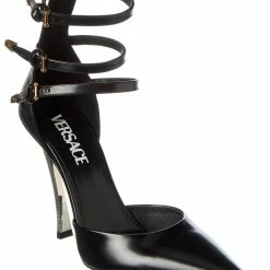 Coupon 😉 Versace Pin Point Leather Pump 🔥