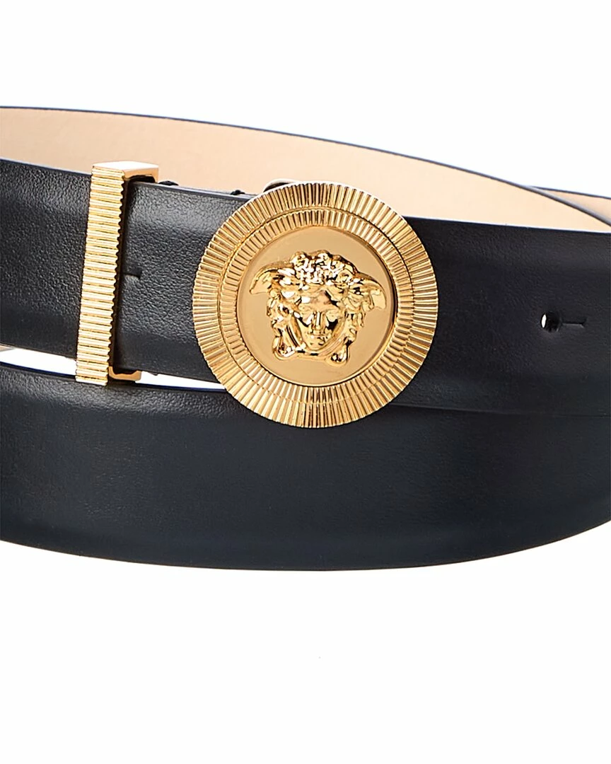 Promo ⭐ Versace Medusa Biggie Leather Belt 🌟 4 Promo ⭐ Versace Medusa Biggie Leather Belt 🌟 - Image 2