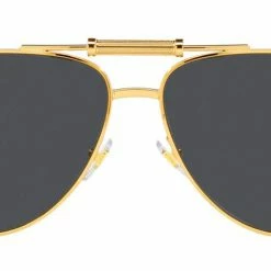 Brand new 😀 Versace VE 2236 100287 Aviator 👓 Sunglasses 🔔