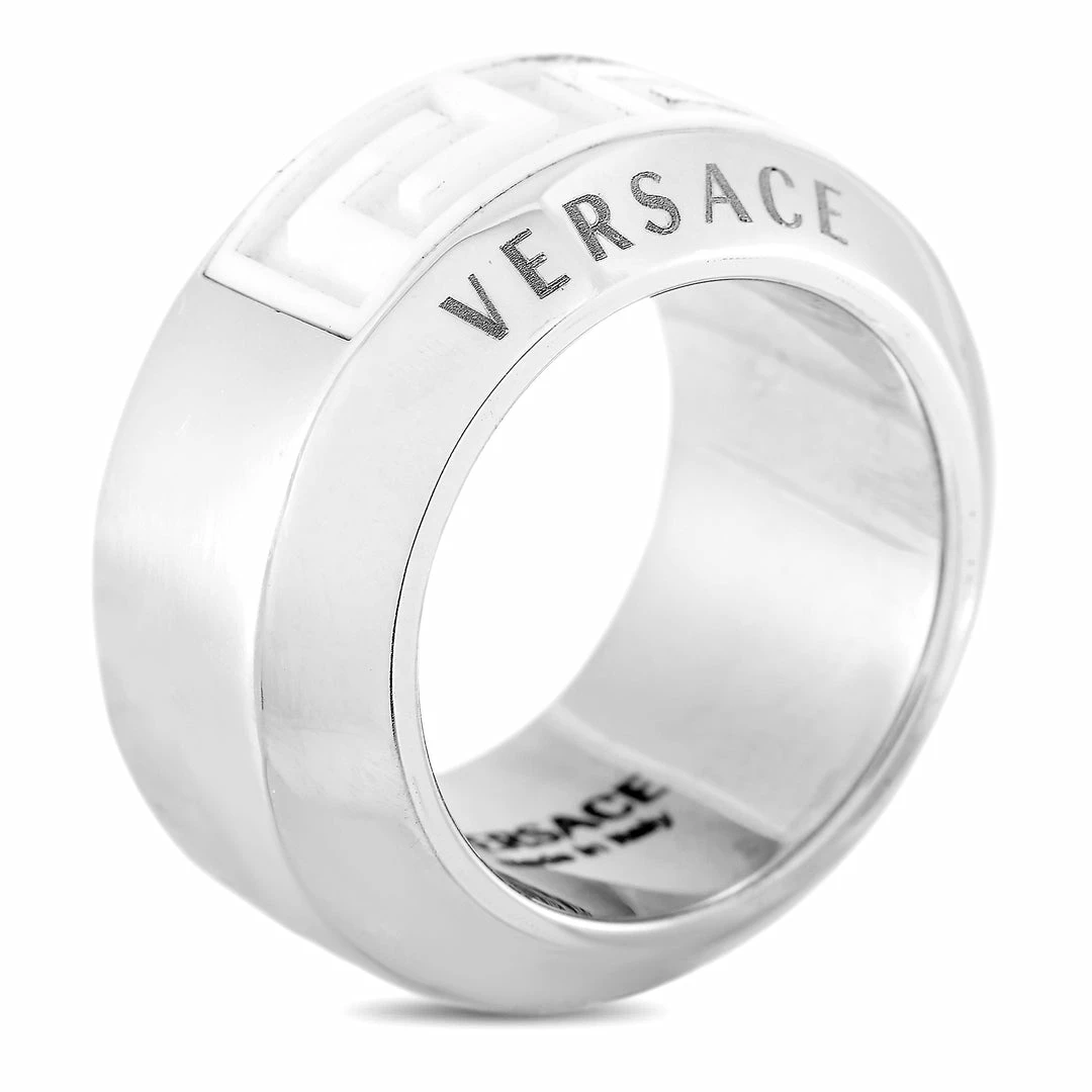 Flash Sale ๐ฅ Versace 18K White Gold Ceramic Band Ring ๐งจ 4 Flash Sale ๐ฅ Versace 18K White Gold Ceramic Band Ring ๐งจ - Image 2