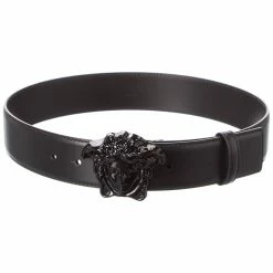 Coupon โ Versace La Medusa Classic Leather Belt ๐