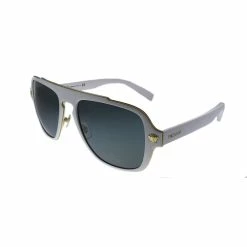 Discount ✔️ Versace VE 2199 100287 Unisex Geometric 👓 Sunglasses 🤩