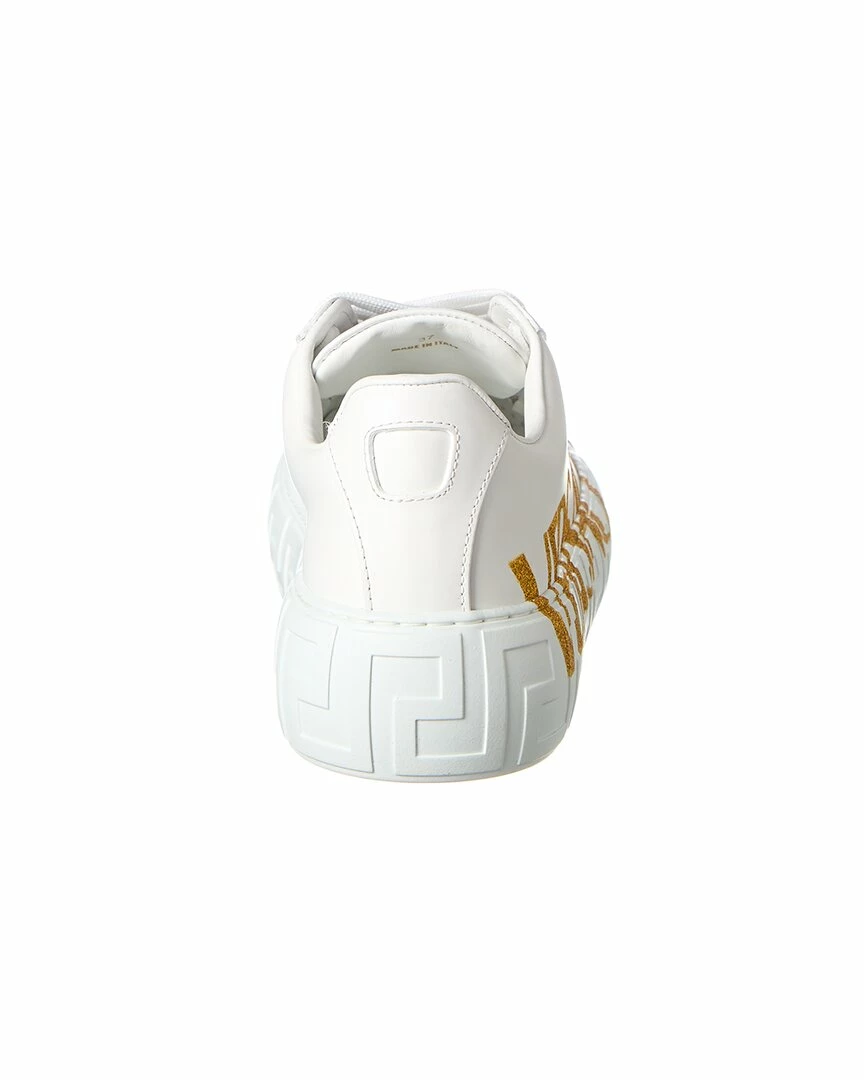 Coupon 🛒 Versace Logo Leather 👟 Sneaker ⌛ 5 Coupon 🛒 Versace Logo Leather 👟 Sneaker ⌛ - Image 3