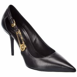 Best deal 🧨 Versace Safety Pin Leather Pump 🤩