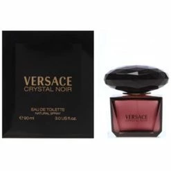 Flash Sale 👍 Versace 10011074 3 oz Crystal Noir EDT Spray for Ladies 😍