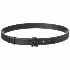 Best Pirce ๐งจ Versace Medusa Buckle Leather Belt ๐