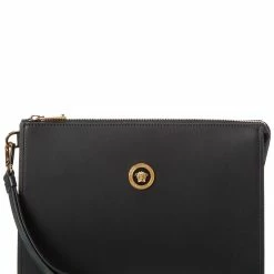 Promo 😀 Versace Medusa Head Leather Pouch 🤩