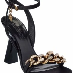 Hot Sale ๐ Versace Medusa Chain Silk ๐ฉด Sandal ๐คฉ